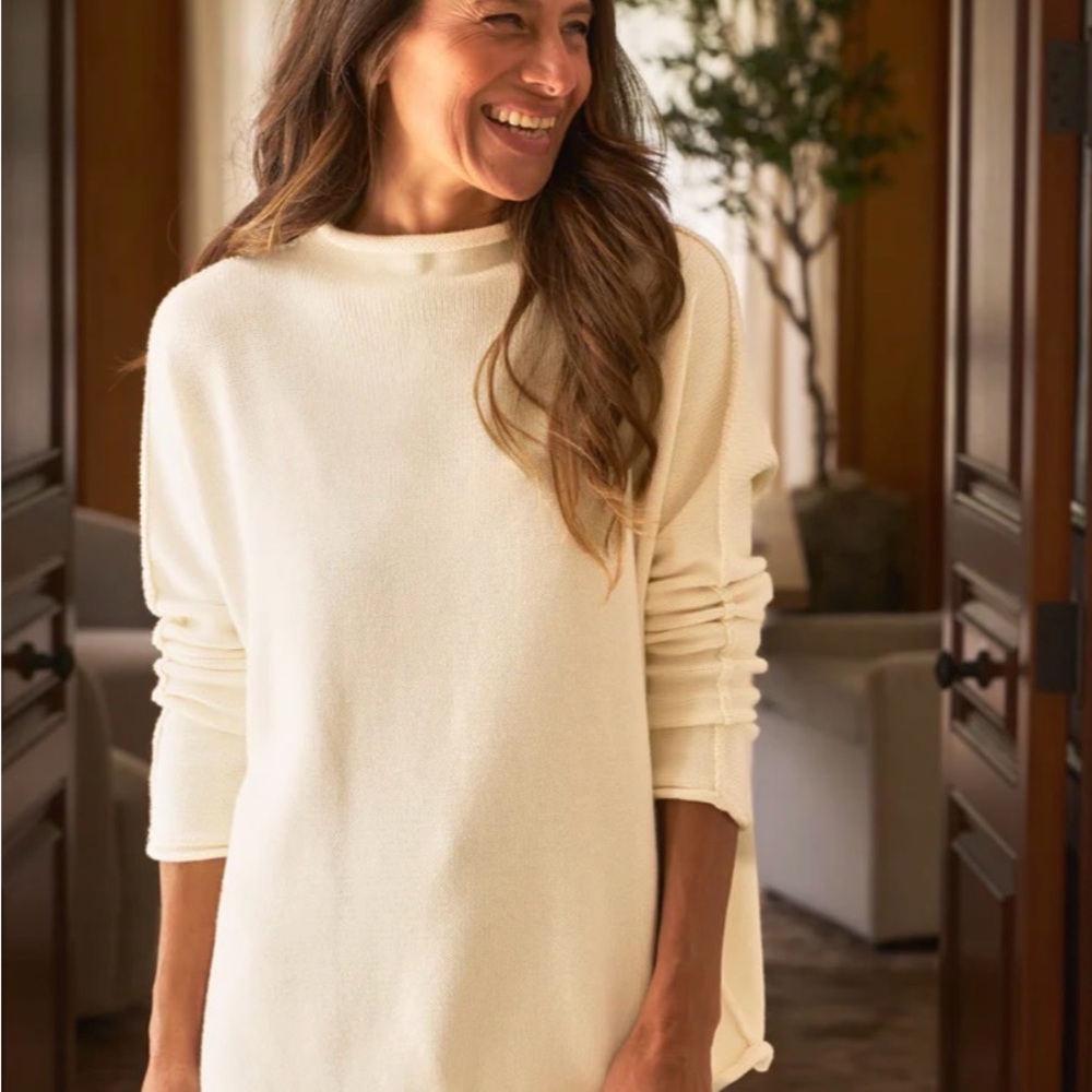 Elegant Frank & Eileen Monteray Cream Sweater for Women